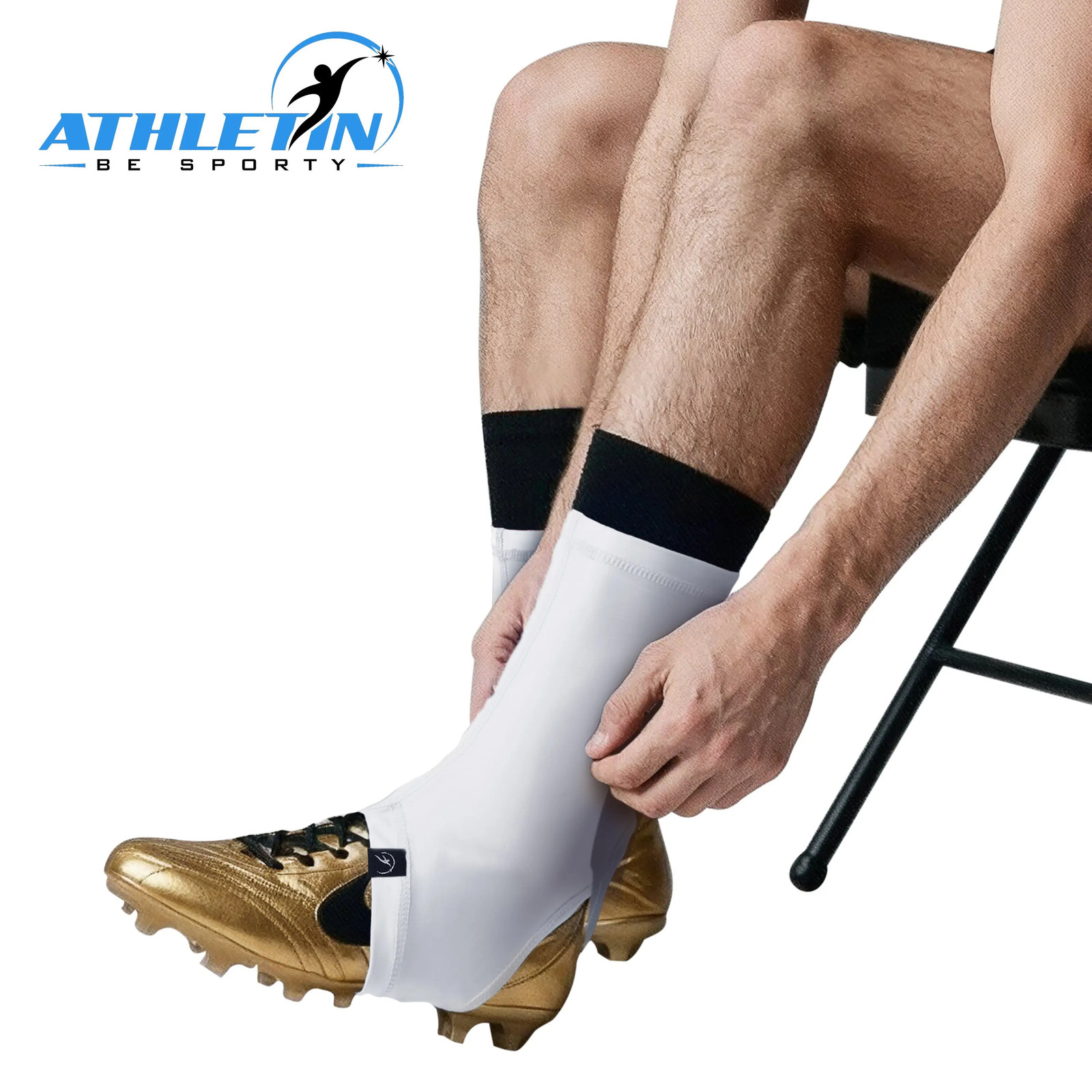 Football Cleats Cover Shoe Spats by Athletin Be Sporty - Pair