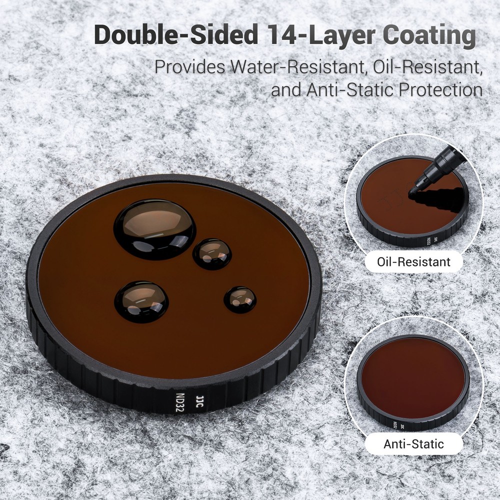 Black Mist 1/2 Filter Diffusion for DJI Osmo Action 6 Multi Coated Optical Glass