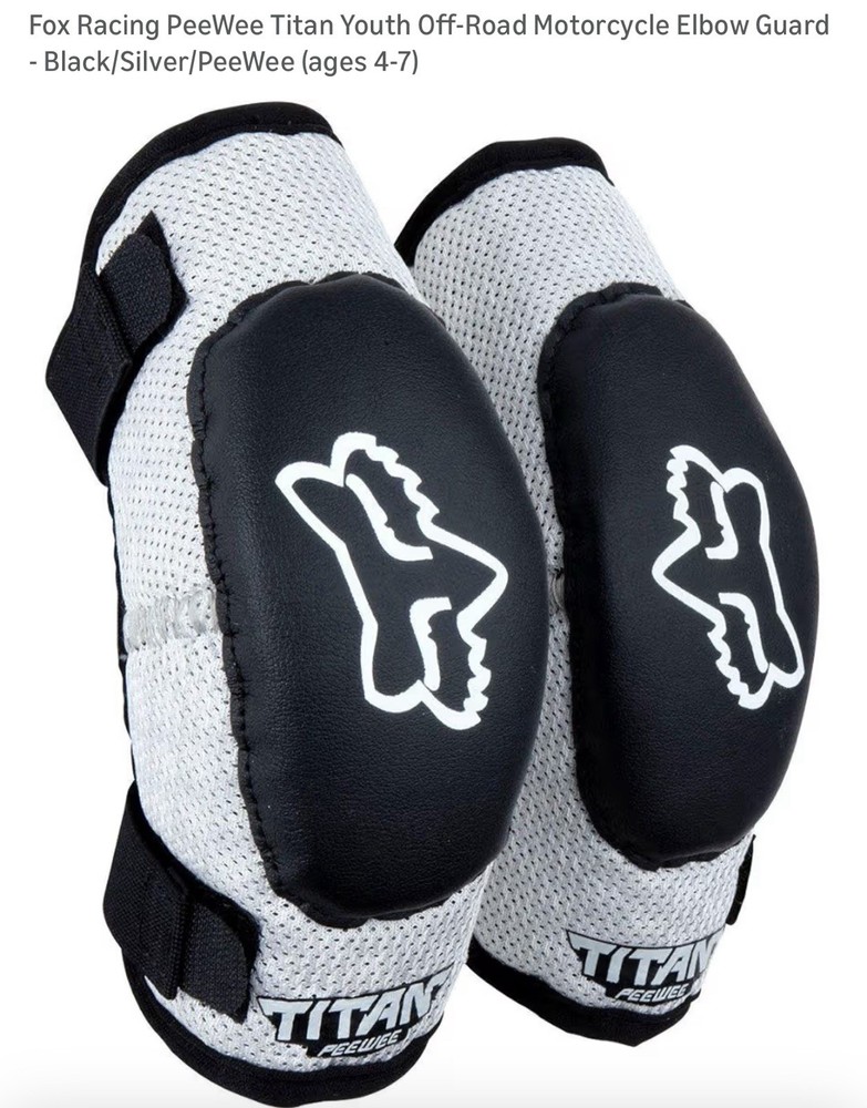 Pee Wee Fox Motor Cross Elbow Pads￼