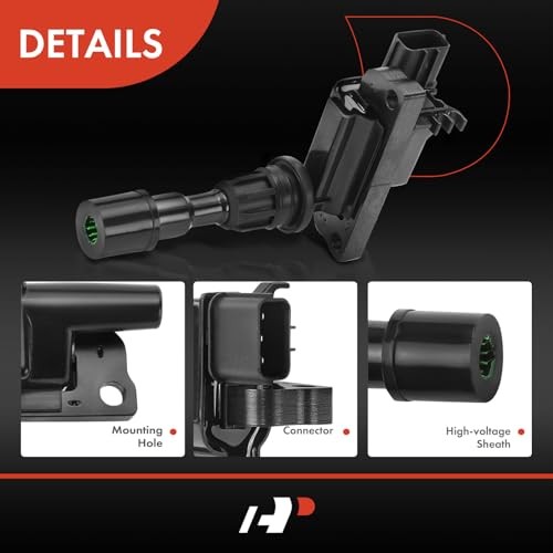 Engine Ignition Coil Pack (Short Boot) Compatible with Mazda Miata001-005 L4 2