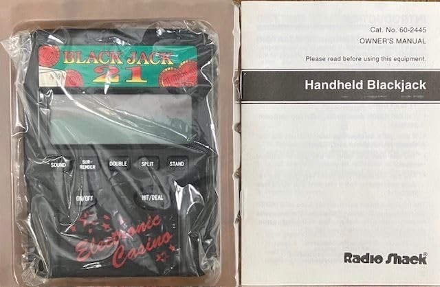 Radio Shack Black Jack: Electronic Handheld Game