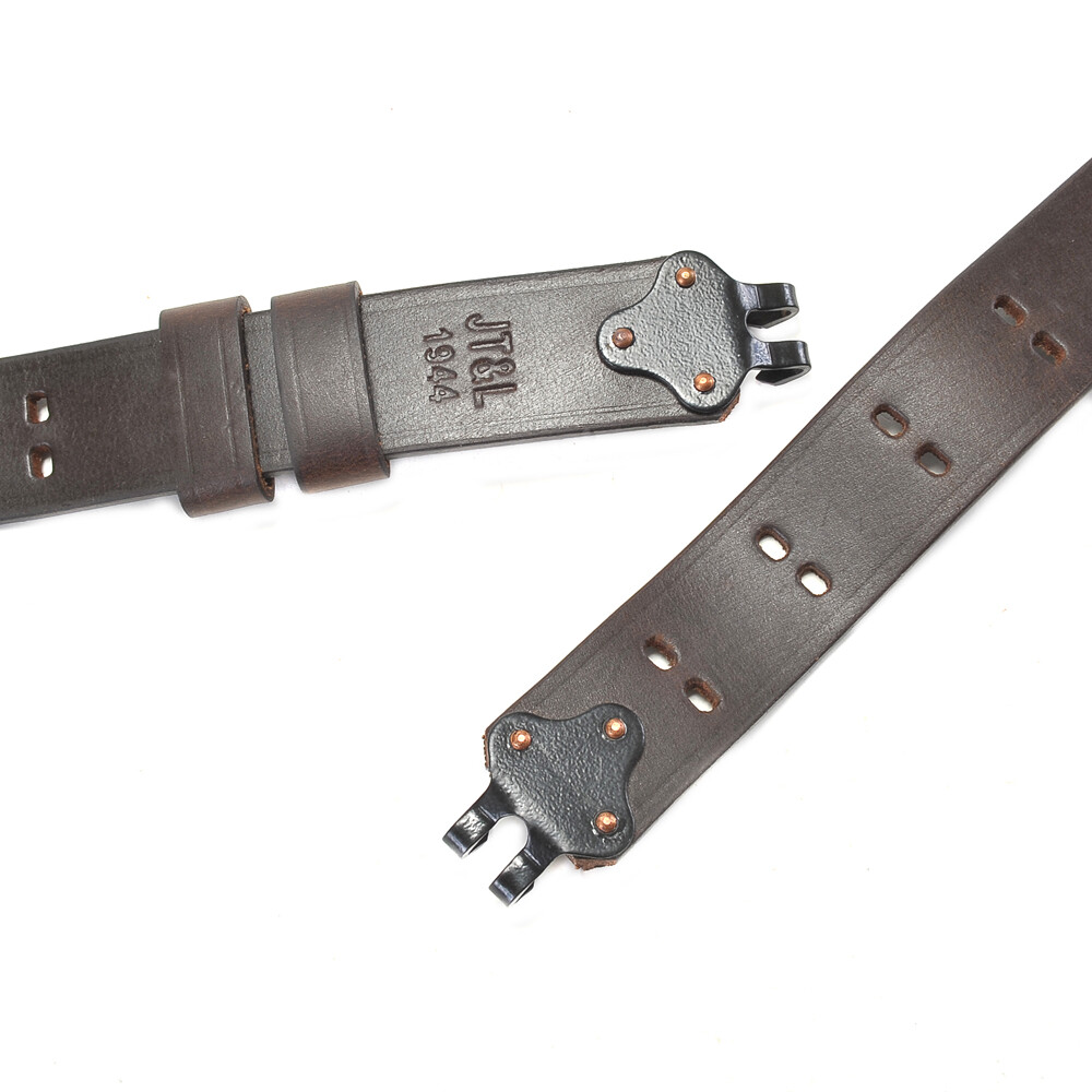 M1907 Premium Oiled Leather Rifle Sling Dated 1944 M1 Garand M1903 Springfield
