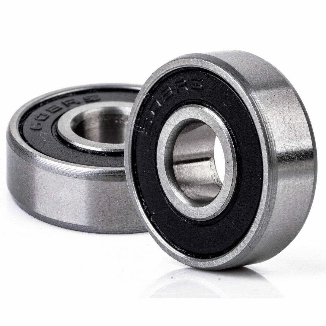 608-2RS Ball Bearing 8x22x7 Two Rubber Sealed Chrome Skateboard 608RS (20pcs)