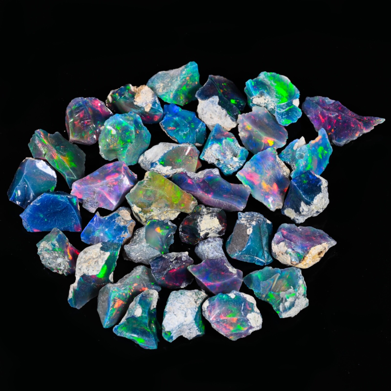 opal rough cut grade opal raw, Ethiopian opal gemstone, 10 Pieces large opal lot