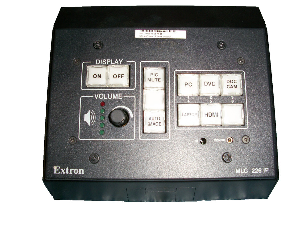 Extron MLC 226 IP DV+ MediaLink Controller