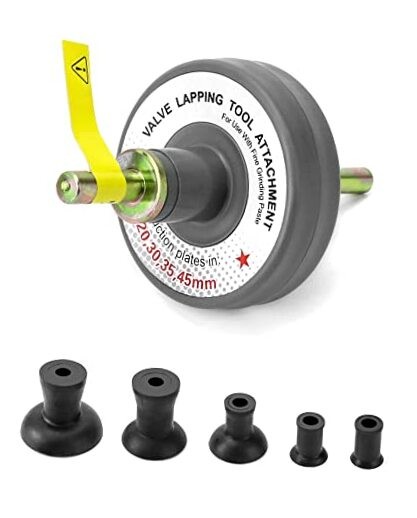 Valve Lapping Tool Kit, Universal Valve Lapping Attachment Tool for Grinding
