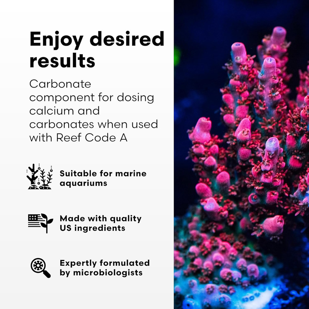 - Reef Code B - Balanced Calcium & Alkalinity System Water Conditioner - for All