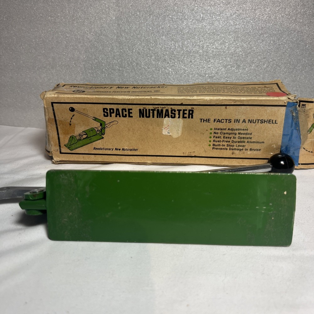 Vintage Space NutMaster Nutcracker Original Box, Rare and Retro