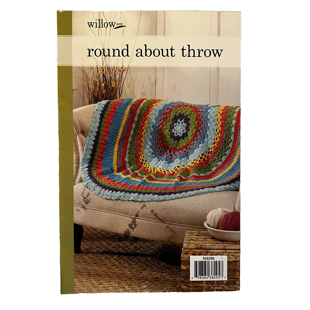 Willow Yarns Round About Throw Afghan Crochet Pattern