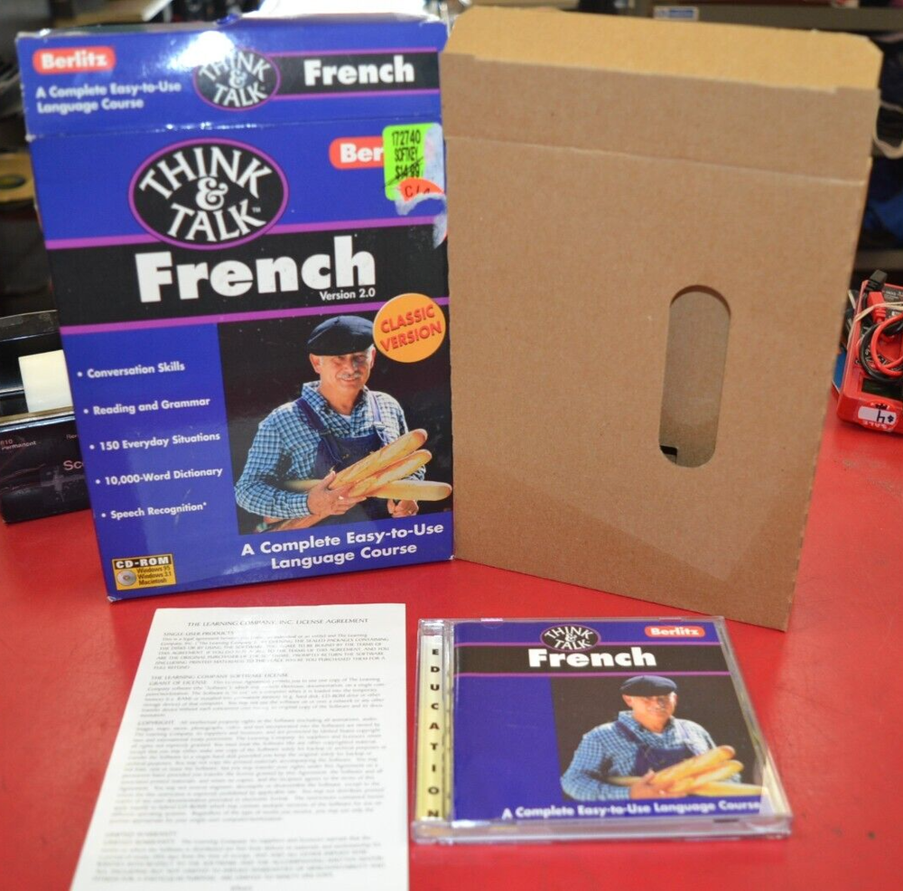 Berlitz Think & Talk French Version 2.0 (PC CD-ROM, 1997)