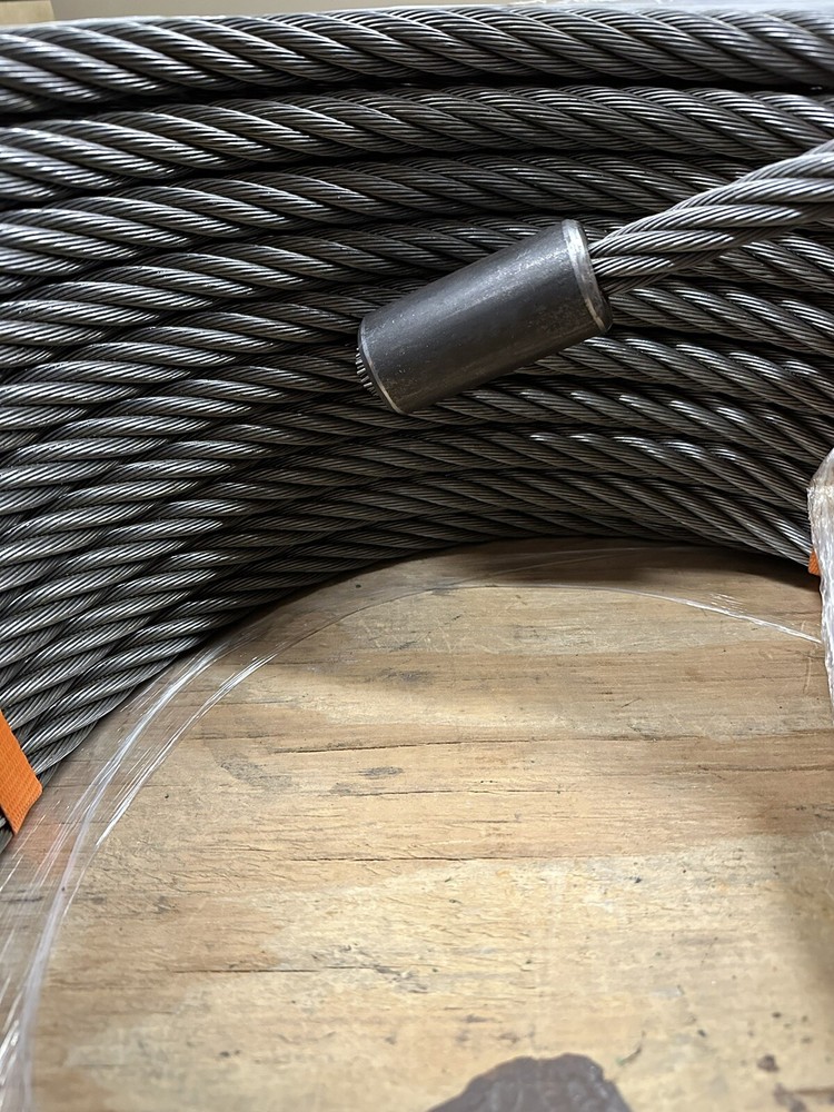 Trenchless Cable Tool Replacement Mole Wire Rope With Button 3/4” X 125’ 🇺🇸