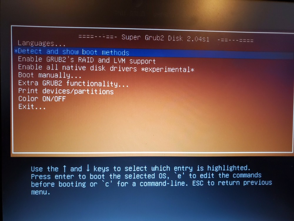 Super Grub 2.04s1 Bootable OS May Boot Broken Windows/Linux 4G USB Stick