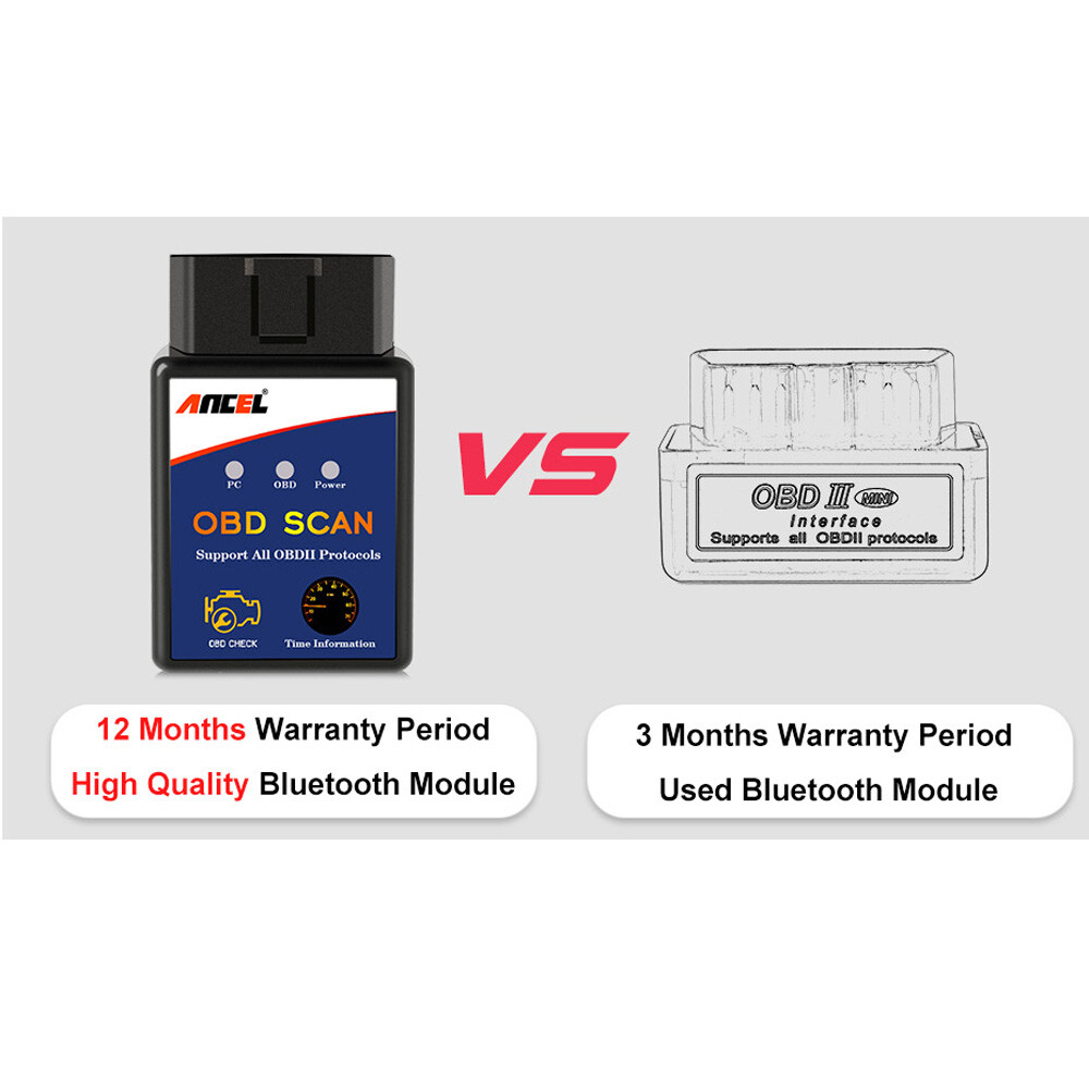 Bluetooth Car Engine Diagnostic Scanner Automotive OBD2 Code Reader for Android