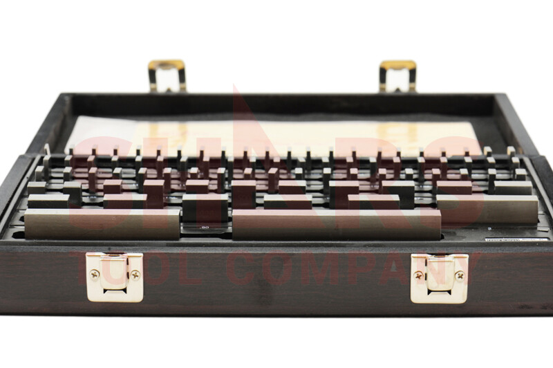 SHARS 81 PCS GRADE B GAGE GAUGE BLOCK SET NIST CERTIFICATE M}