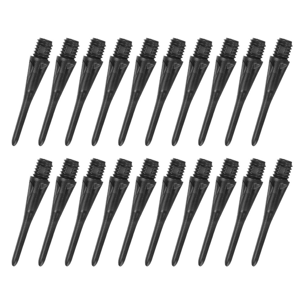 120Pcs Plastic Dart Tips,Game 2BA Thread Soft Darts Tips Black