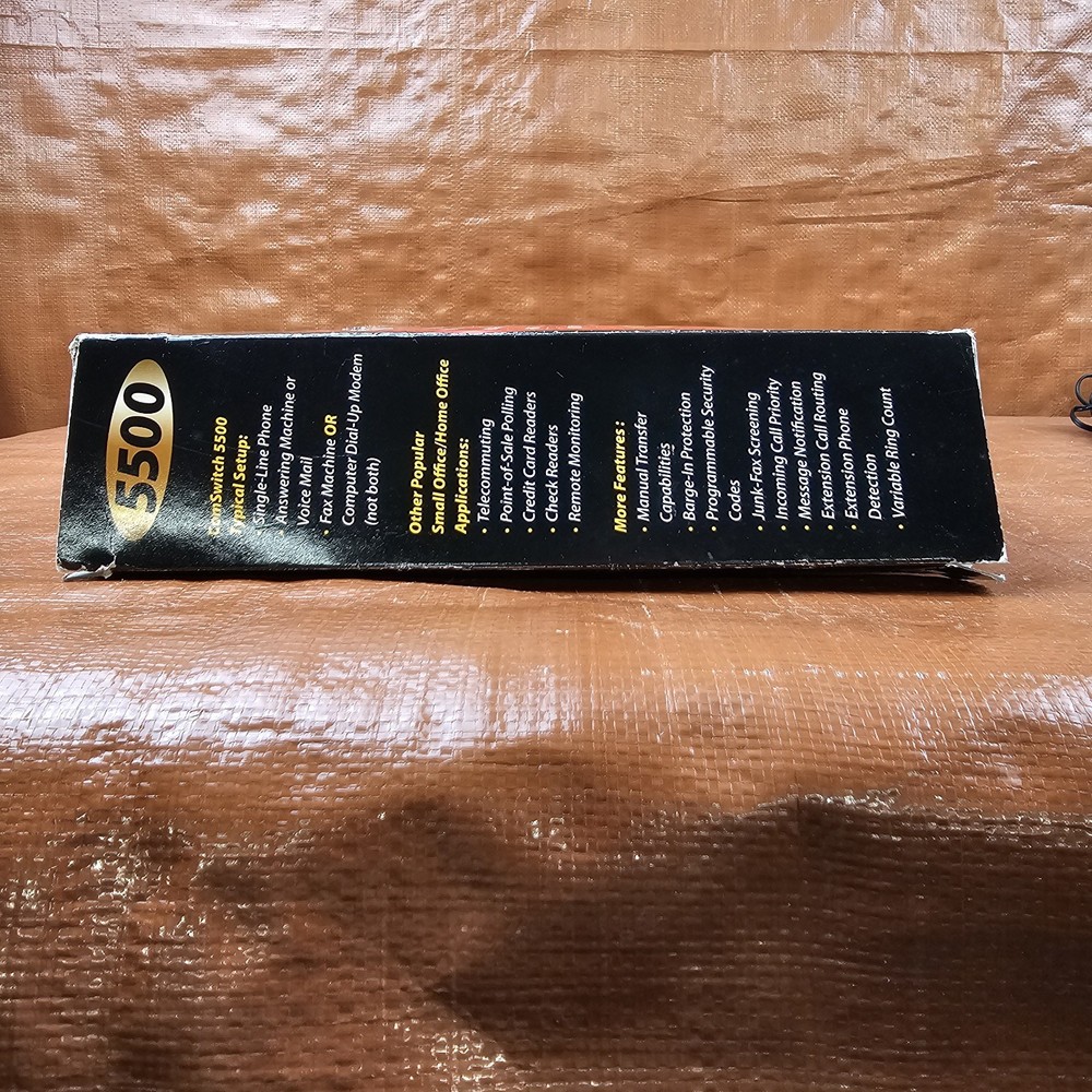 Command Communications ComSwitch 5500 Phone Fax Modem 3-Port Call Switch