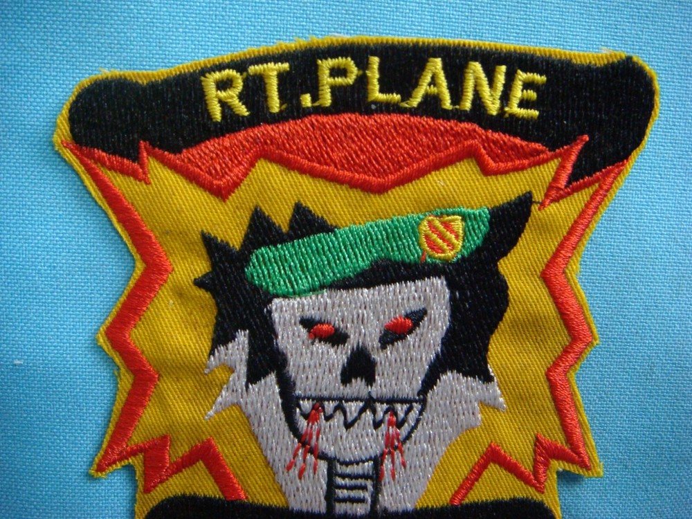 VIETNAM WAR PATCH, US 5th SF Grp MACV SOG RT PLANE CCS ( VARIATION )