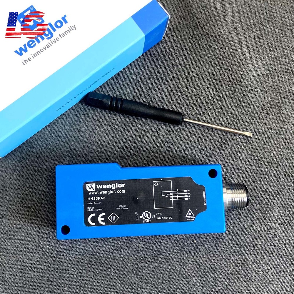 Diffuse Reflection Sensor w/ Background Suppression Function for Wenglor HN33PA3