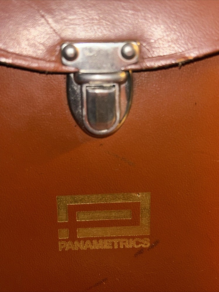 Panametrics Leather Hard CASE carrying case for Electronics (CASE ONLY)