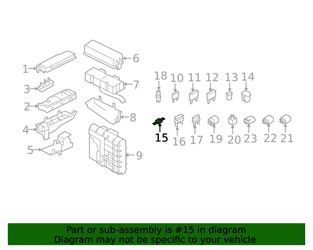 Genuine Ford Multi-Purpose Fuse 2S6Z-14526-FA