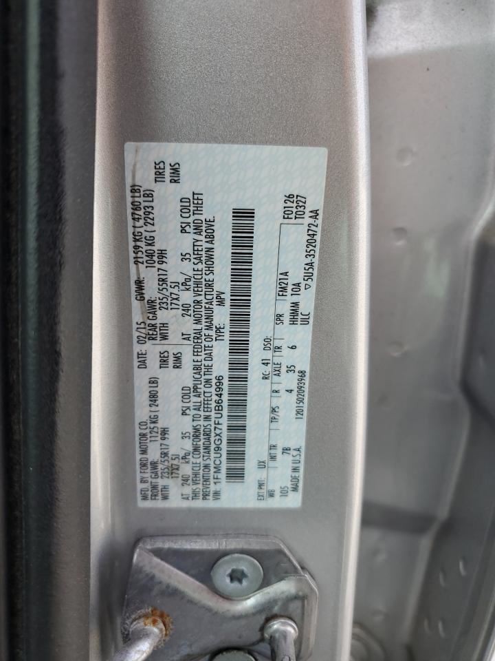 ESCAPE 2015 Glove Box 4749412