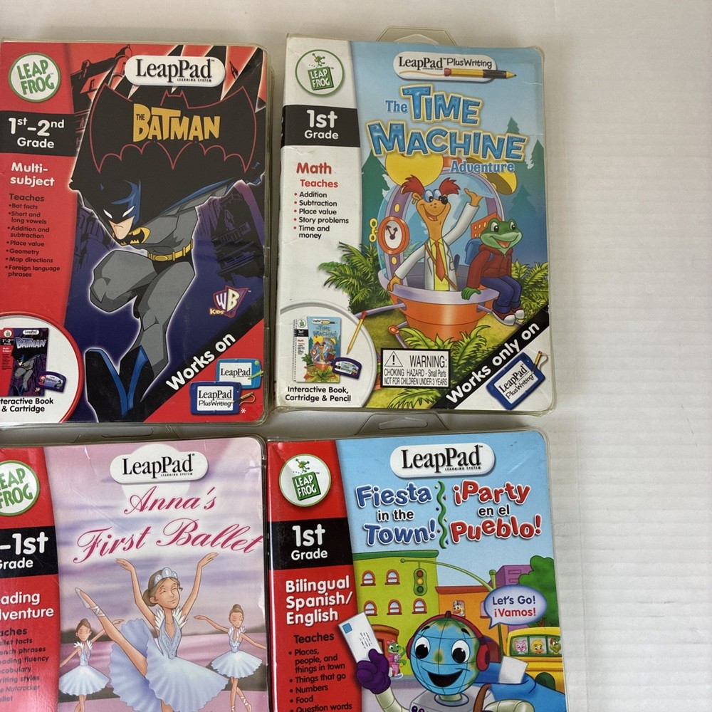 LeapFrog Educational Learning 8 Books with Cartridges