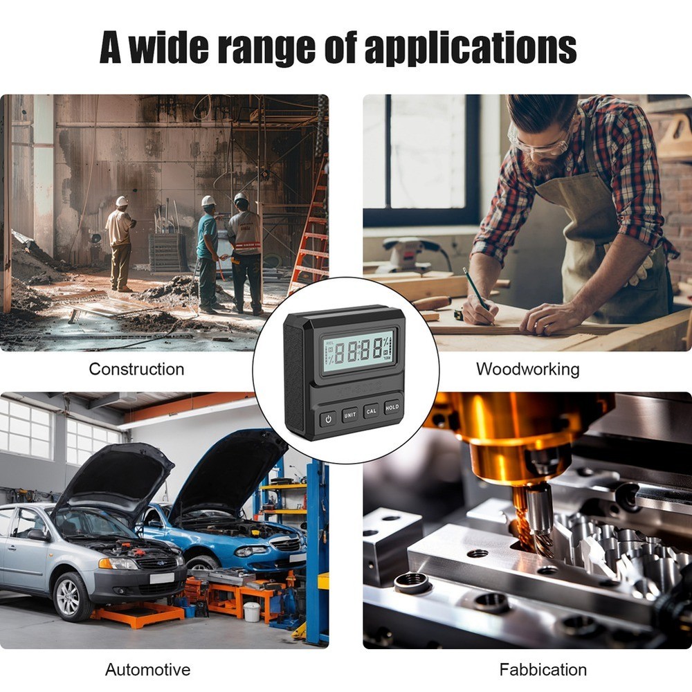Digital Protractor Inclinometer Level Angle Meter Measuring Angle Meter8376