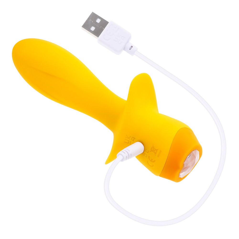 Rechargeable Waterproof Silicone Vibrating Butt Plug Multi-Speed Anal Vibrator