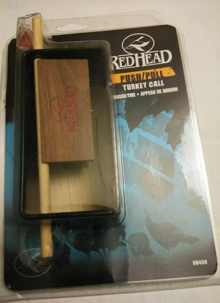 new REDHEAD Push Pull TURKEY box CALL RH450