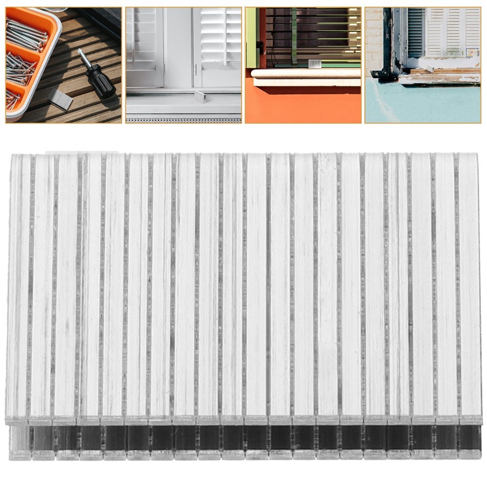20pcs Replacement Louvers Staples Interior Window Shutter