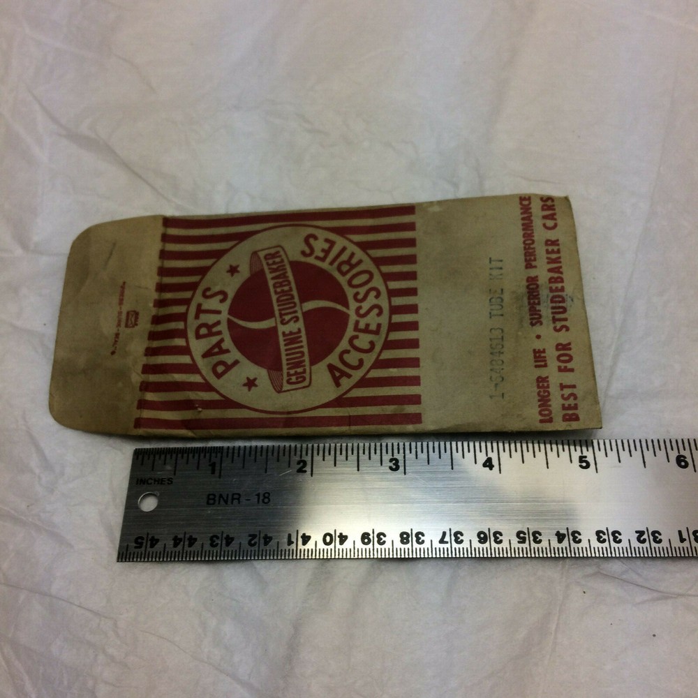 Vintage Studebaker Car Part Package Envelope ONLY Advertising