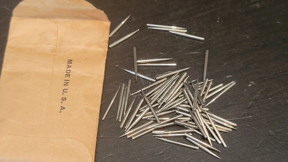 Gramophone phonograph needles Packet - Open - Sears Silvertone Loud