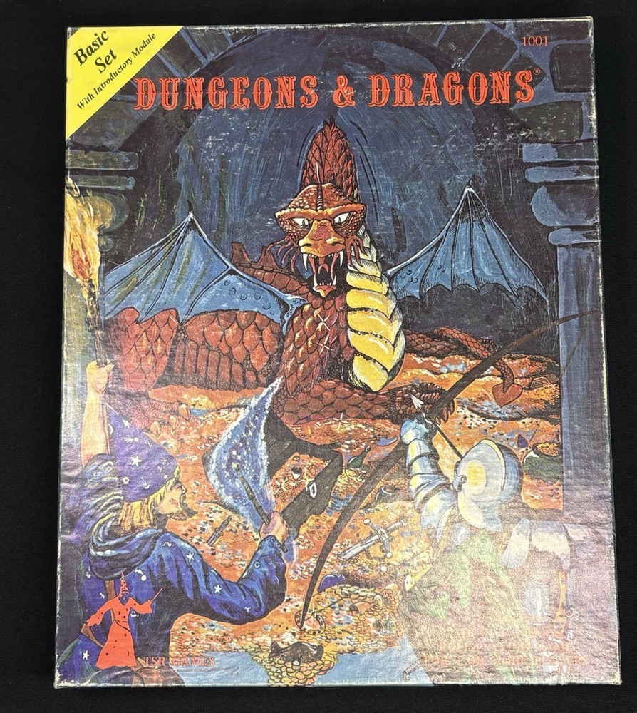 TSR D&D Dungeons & Dragons Basic Set 3rd Edition 1979 w/ Geomorphs (Read)