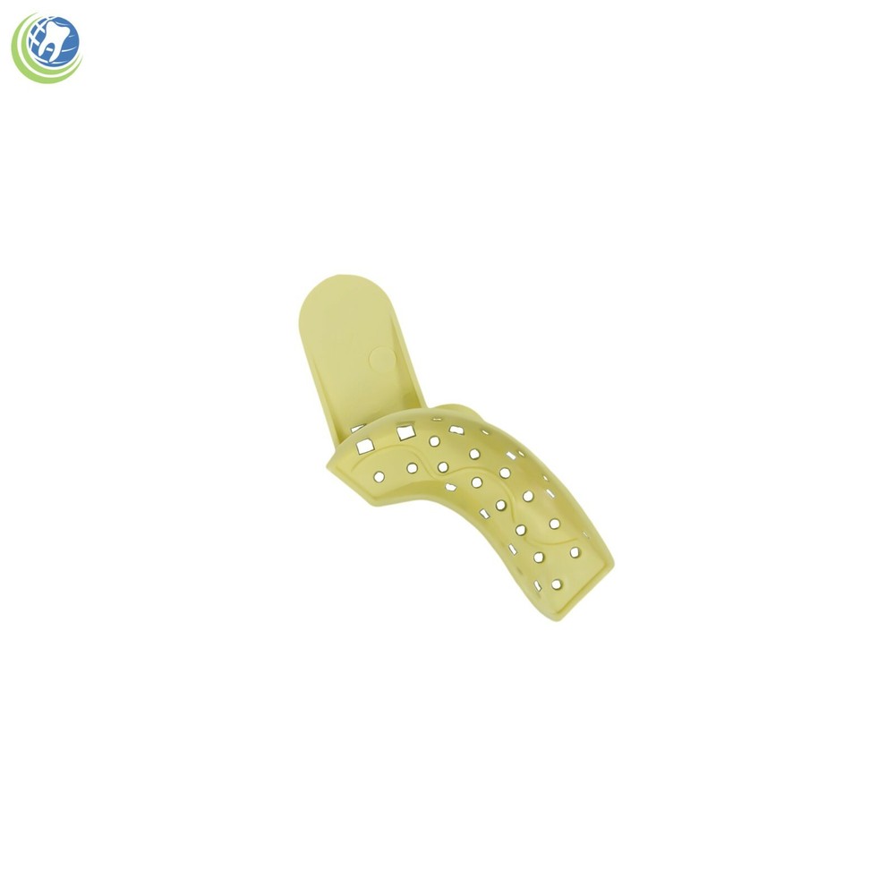 DISPOSABLE PLASTIC AUTOCLAVABLE IMPRESSION TRAYS PARTIAL PERFORATED #7 12/BAG