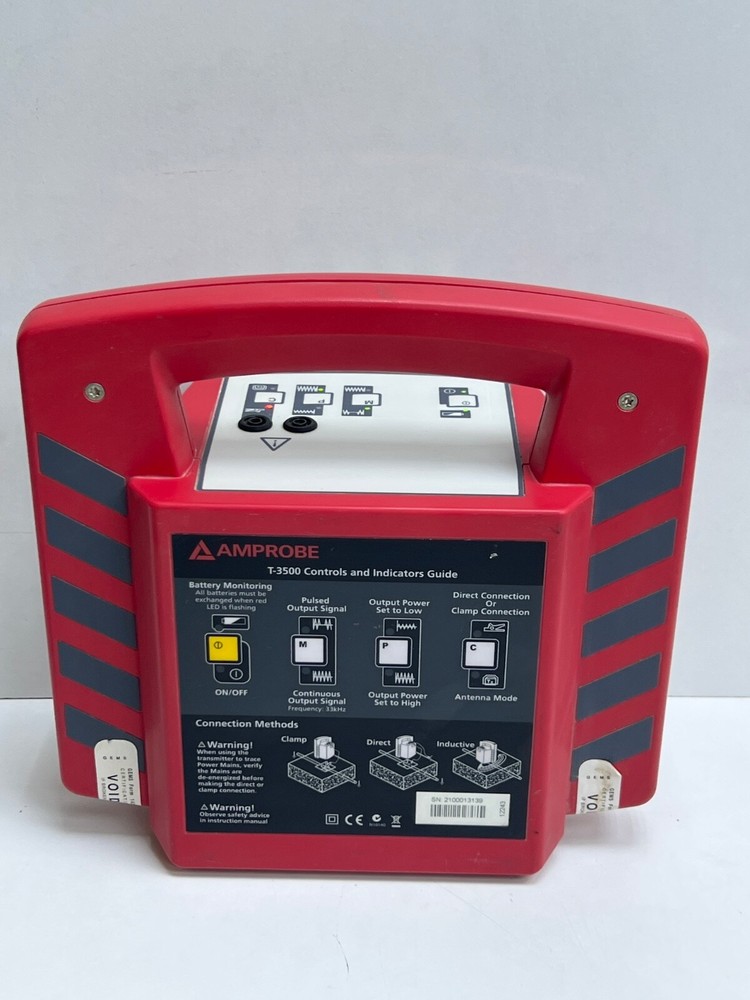 AMPROBE T-3500 CONTROLS & INDICATORS GUIDE