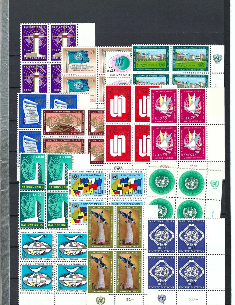 1969/1970 Geneva First Issue MIB's /4 - Scott #1-14 - MNH (1037)