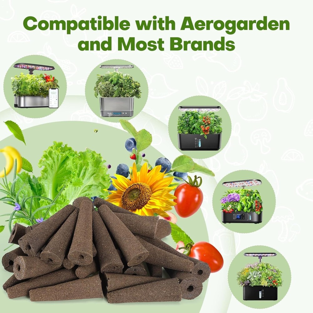 Complete Hydroponic Garden Kit: 86PCS for Fast Germination & -Round Harvests