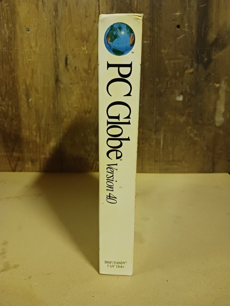 PC Globe, "Software for Everywhere", Full Map Globe for the IBM PC