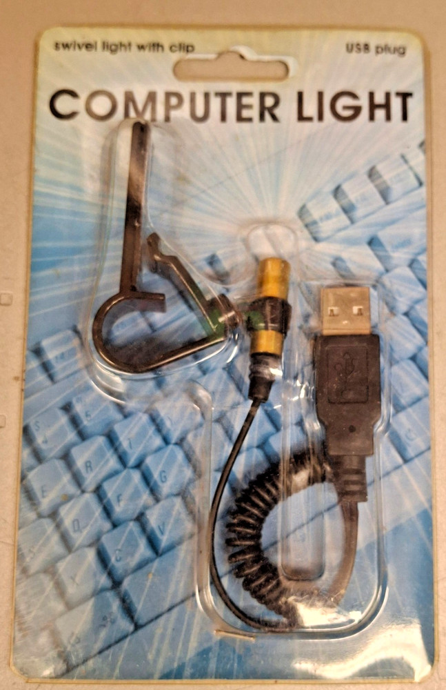 Computer Light Swivel With Clip/usb Plug Model 831928