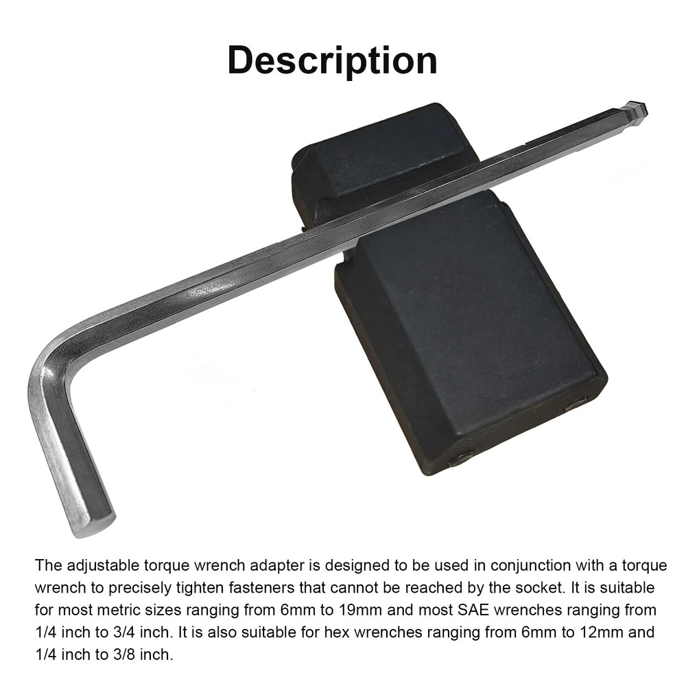 Adjustable Torque Wrench Adapter Upgrade Larger Size Range Multiplier Tool