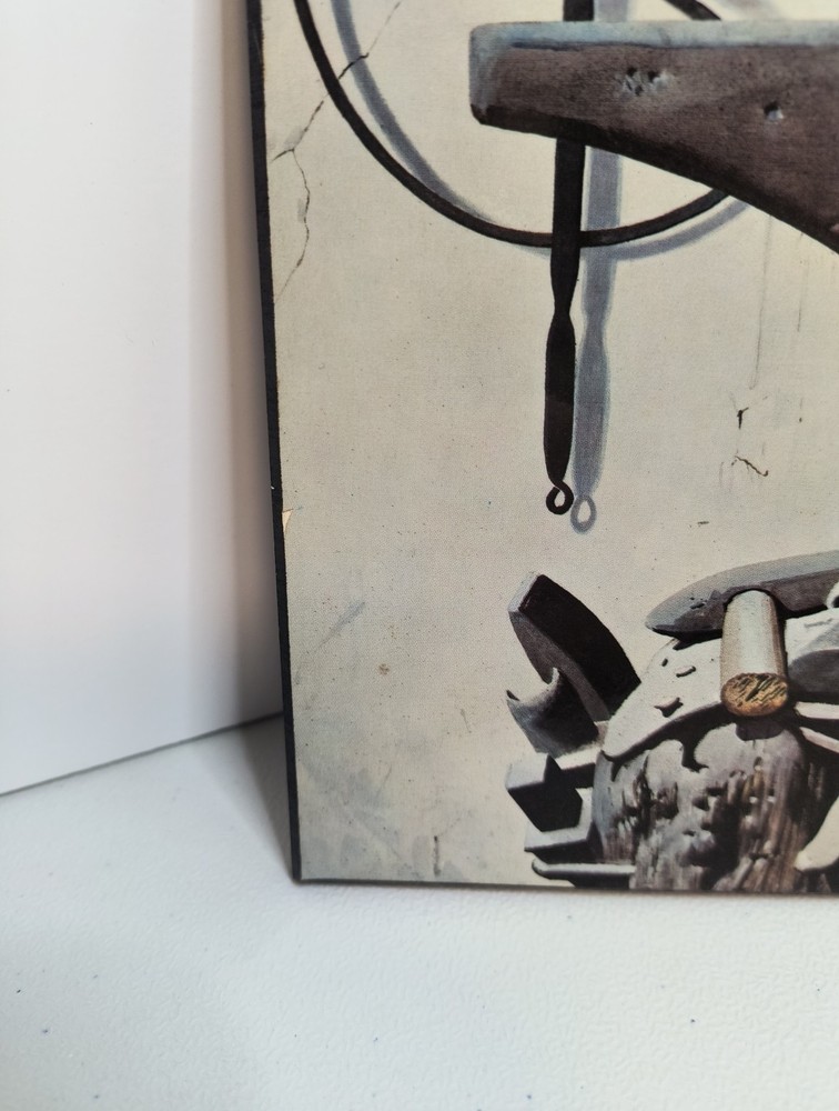 Vintage Peter Wright Anvil Mounted Print 8" x 10" - Blacksmith Tool Decor