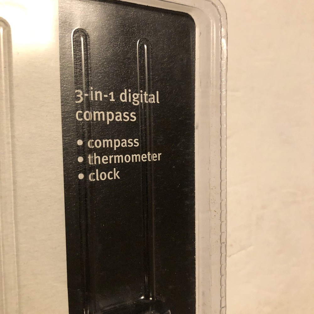 Eddie Bauer Compass Digital EB9980CP Thermometer Clock