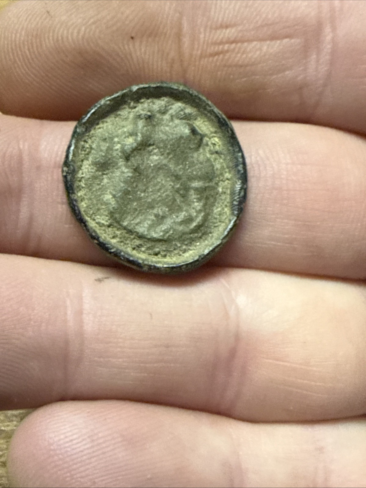 Civil War Confederate Very Rare Local Virginia Militia Officer Button Wildt