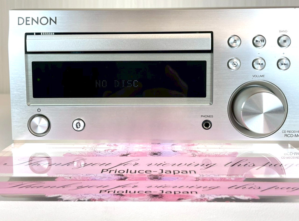 DENON RCD-M41 CD Receiver Integrated Amplifier Tested Working Silver