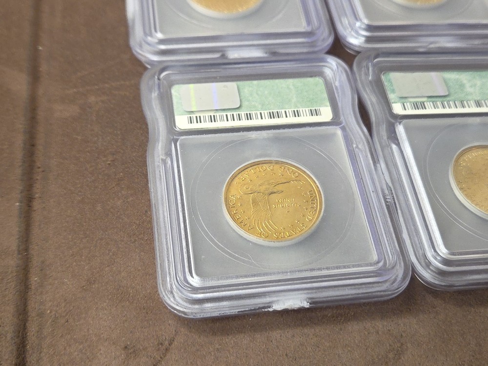 AUTHENTICATED SACAGAWEA DOLLAR COINS ASSORTED YEARS