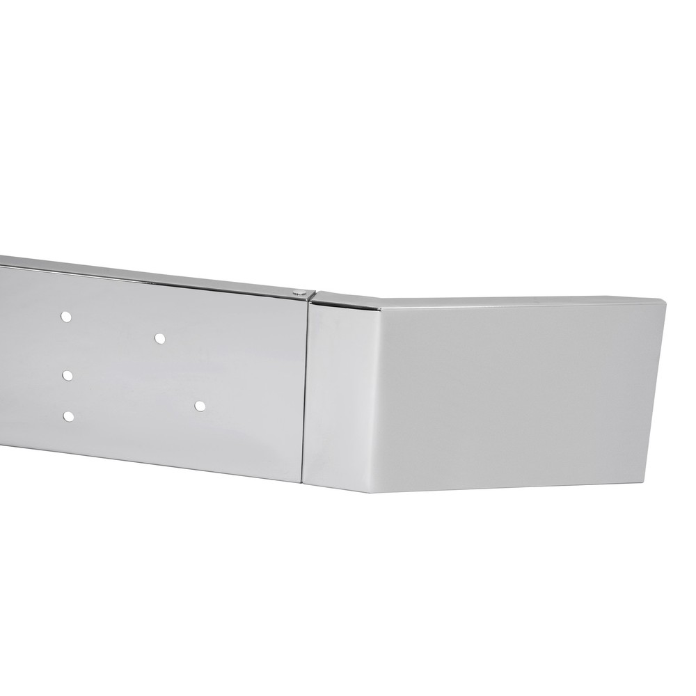 For Mack RD688S/RD6900S 81-04 10" Chrome Front Bumper W/ Triangular Bolt Pattern