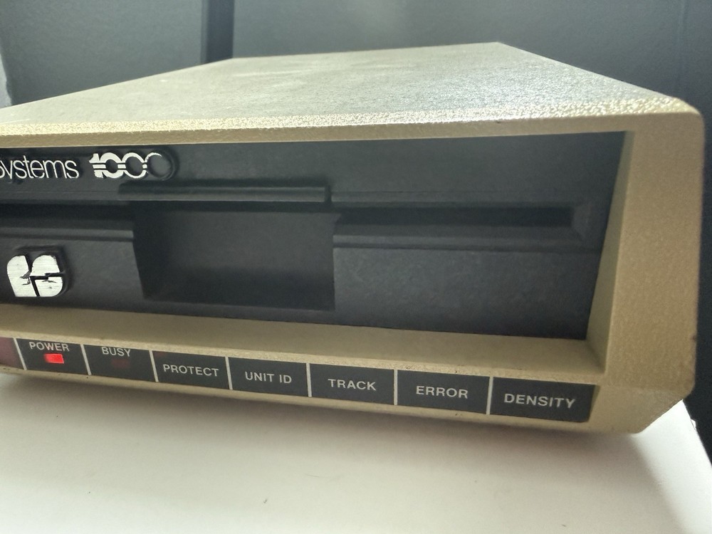 DEFECTIVE RANA SYSTEMS 1000 FLOPPY DISK DRIVE FOR ATARI COMPUTERS Powers G3D