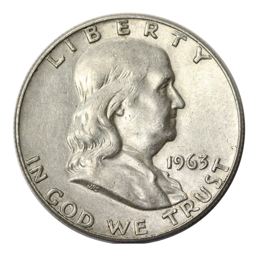 $10 Face, Franklin Half Dollar 50c - 90% silver - (20 pcs)