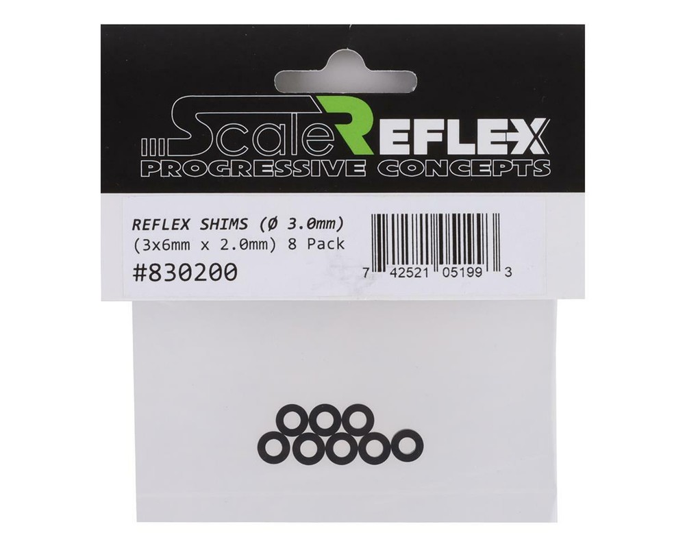 Scale Reflex 3x6x2.0mm Shims (8) [SRF830200]