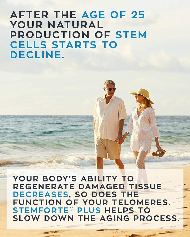 Stemforte Plus Advanced Formula For Telomere And Stem Cell Support 90 Ct